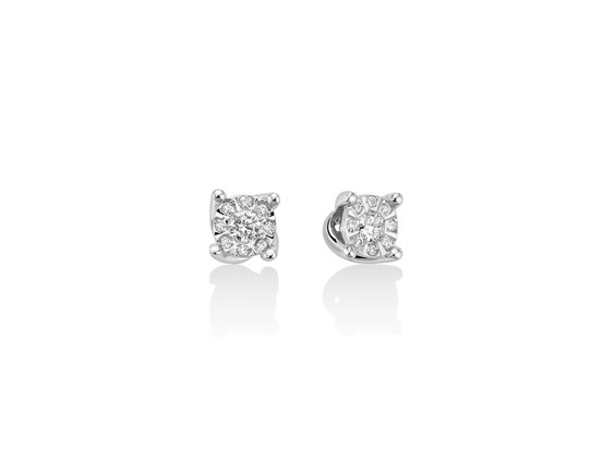 Orecchini Miluna Donna Favolosa in Oro bianco Diamante ERD2403 - ERD2403